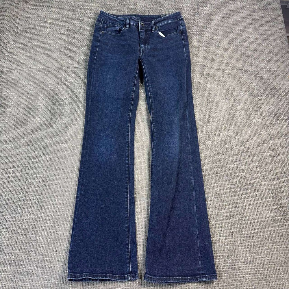 Buffalo David Bitton Queen Bootcut Jeans Womens 26 Dark Wash Mid Rise Y2K Indigo